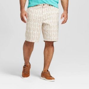 Ivory Pineapple Mens Flat Front Cotton Shorts